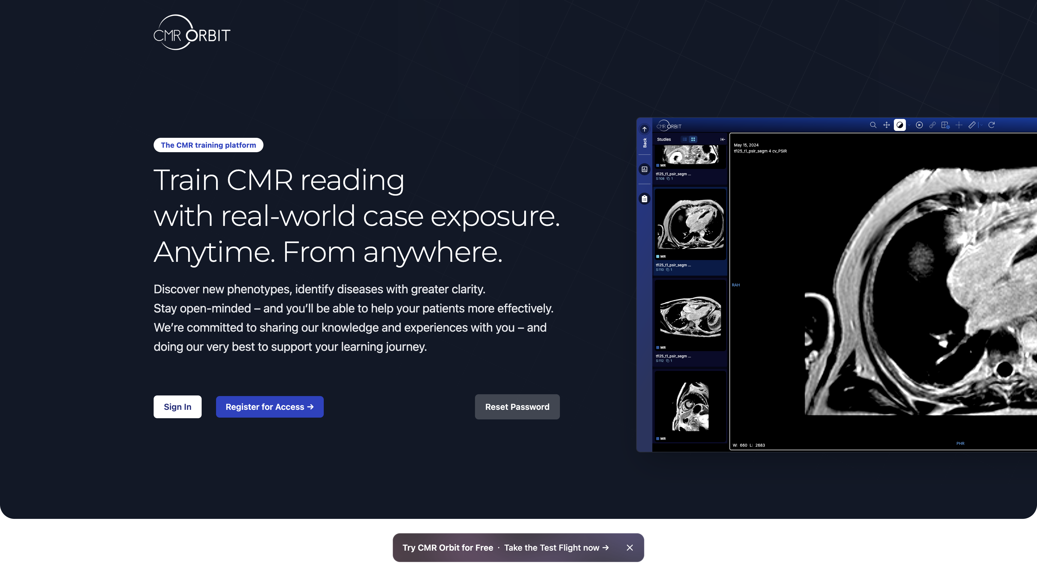 CMR Orbit desktop app – Constellation Navigator