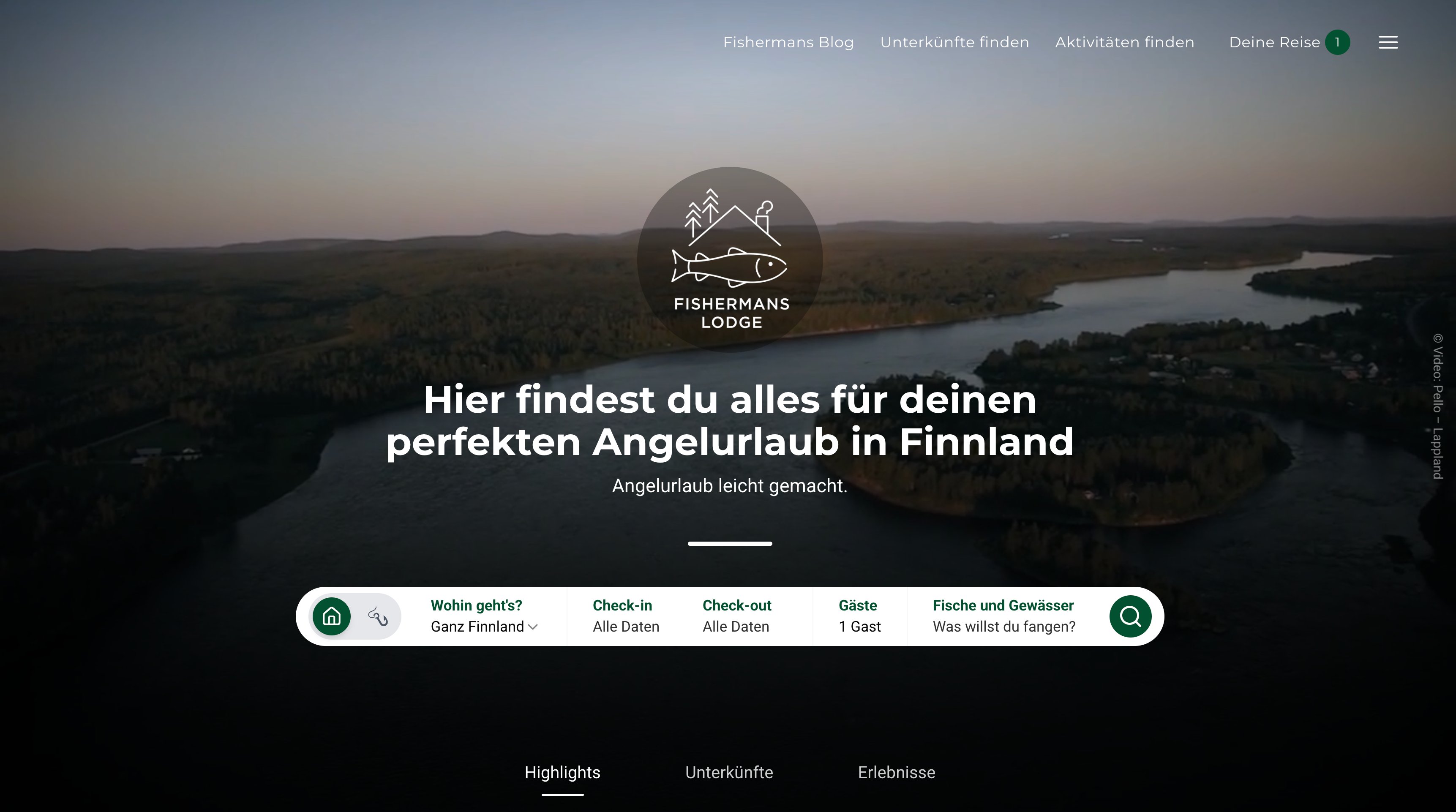 Fishermans Lodge website – Hier findest du alles für deinen perfekten Angelurlaub in Finnland