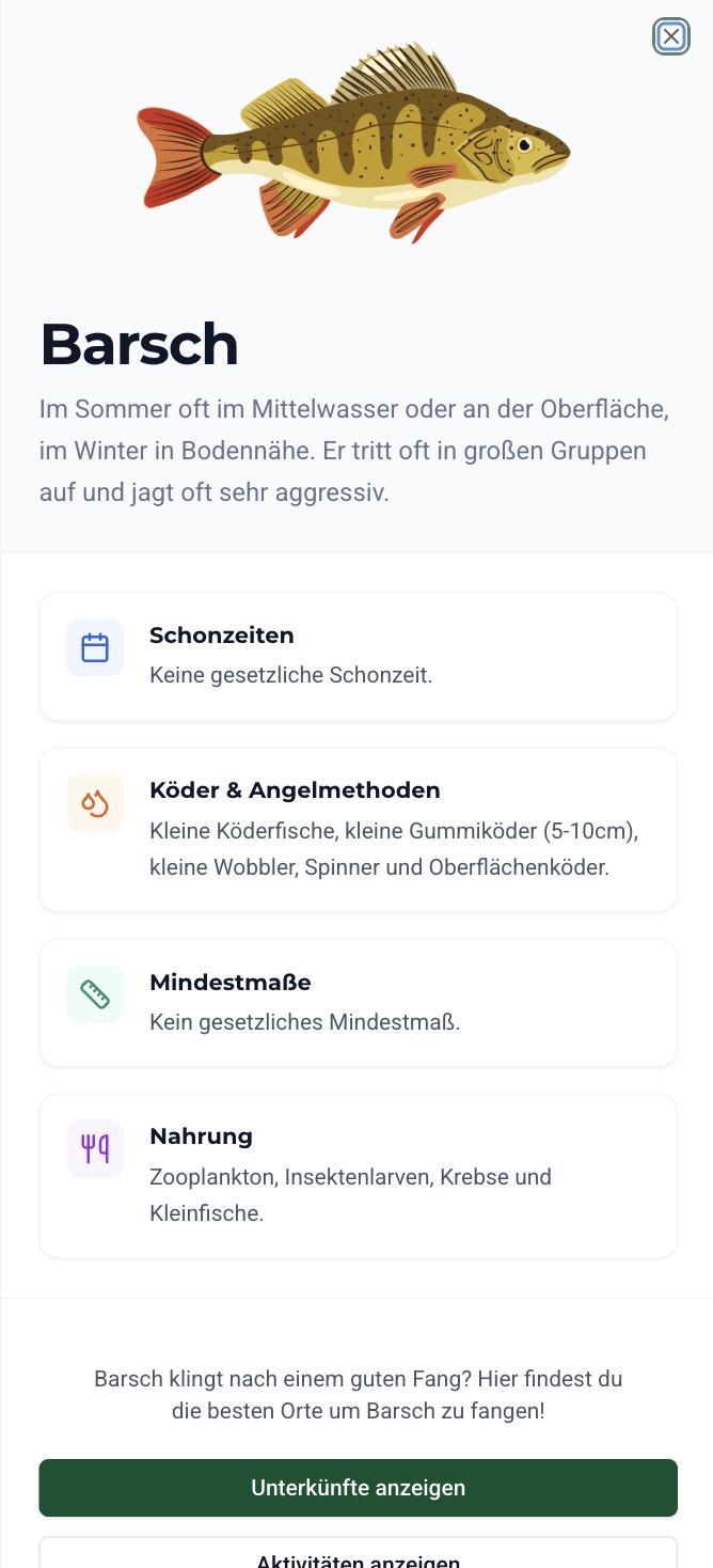Fishermans Lodge mobile view